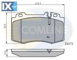 ΣΕΤ ΔΙΣΚΟΦΡΕΝΑ ΕΜΠΡ. MERCEDES  CBP01117 0034200520 003420052005 0034200820 0034201820 0034204220 0034205820 0034208920 0044200420 0044200520 004420052067 0044200820 0044207720 0044209020 0054206020 00