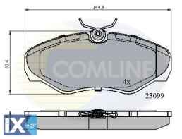 ΣΕΤ ΔΙΣΚΟΦΡΕΝΑ ΕΜΠΡ. NISSAN-RENAULT  CBP01127 1605198 4414021 4414519 9199257 93173641 93192063 95599219 4106000QAE 7701054771 1605198 4414021 4414519 9199257 93173641 93192063 95599219 6024371662 602