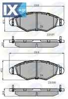 ΣΕΤ ΔΙΣΚΟΦΡΕΝΑ ΕΜΠΡ. CITROEN-PEUGEOT  CBP01131 1609252980 425166 425212 425228 425302 425303 425305 425319 425320 425487 425494 E172131 E172562 1609252980 425212 425228 425302 425303 425305 425319 425
