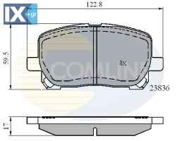 ΣΕΤ ΔΙΣΚΟΦΡΕΝΑ ΕΜΠΡ. FIAT-TOYOTA  CBP01132 0446502080 0446544050 0446544060 0446544090 04465YZZCT 446502080 446544060 446544090