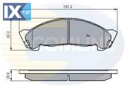 ΣΕΤ ΔΙΣΚΟΦΡΕΝΑ ΕΜΠΡ. ISUZU  CBP01175 8970784091 8970784092 8970784093 8970784094 8972261030 8973292640 8973689800