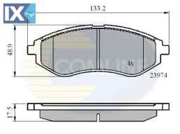 ΣΕΤ ΔΙΣΚΟΦΡΕΝΑ ΕΜΠΡ. DAEWOO  CBP01186
