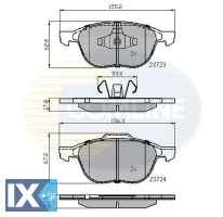 ΣΕΤ ΔΙΣΚΟΦΡΕΝΑ ΕΜΠΡ. FORD-VOLVO  CBP01323 BPYK3323ZA9C BPYK3323ZB9C B3YH3323Z B3YH3323ZA B3YH333Z B3YH333ZA B4YB3323Z B4YB333Z BPYK3323Z BPYK3323ZA BPYK3323ZA9C BPYK333Z BPYK333ZA BPYK333ZA9C C2Y33323