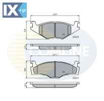 ΣΕΤ ΔΙΣΚΟΦΡΕΝΑ ΕΜΠΡ. SEAT-VW  CBP0148 171698151G 191698151B 191698151G 191698151L 321698151B 321698151D 321698151E 321698151H 171698151G 191698151B 191698151G 321698151B 321698151D 321698151E 32169815