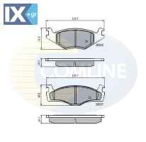 ΣΕΤ ΔΙΣΚΟΦΡΕΝΑ ΕΜΠΡ. SEAT-VW  CBP0149 171698151F 175698151 191615109H 191698151C 191698151D 191698151H 191698151J 191698151K 1H0615109 1H0698151 1HO698151 321698151C 321698151F 321698151G 321698151C 1