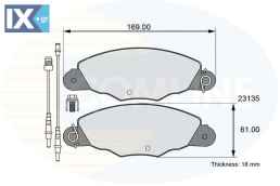 ΣΕΤ ΔΙΣΚΟΦΡΕΝΑ ΕΜΠΡ. CITROEN  CBP01526 425145 425211 425301 E172086