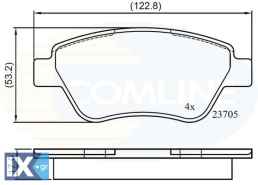 ΣΕΤ ΔΙΣΚΟΦΡΕΝΑ ΕΜΠΡ. FIAT  CBP01535 77362179 77362743 77363035 77363992 9949556 77362179 77363992 77362179 77363992