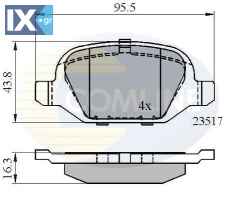 ΣΕΤ ΔΙΣΚΟΦΡΕΝΑ ΟΠΙΣΘ. ALFA ROMEO  CBP01559 71770991 77362275 77362276 77363341 77364567 77364839 77365786 9948338 9951222 71770991 77362275 77362276 77362675 77364920 77365786 9948338 9949332 9949334