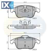 ΣΕΤ ΔΙΣΚΟΦΡΕΝΑ ΕΜΠΡ. FORD-VOLVO  CBP01591 10138340 1379971 1427386 1432363 1436498 1437761 1458247 1566232 1747043 1916756 6G912K021A2C 6G912K021A2D BG912K021AA ME6G9J2K021AA 30736319 30778910 3079310