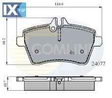 ΣΕΤ ΔΙΣΚΟΦΡΕΝΑ ΕΜΠΡ. MERCEDES  CBP01592 1694200220 1694200320 1694200720 1694200920 1694201020 1694201320 1694201820 1694202020 1694202120 A1694200220 A1694200320 A1694200720 A1694200920 A1694201020 A