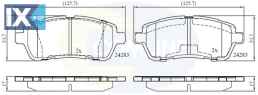 ΣΕΤ ΔΙΣΚΟΦΡΕΝΑ ΕΜΠΡ. FORD  CBP01618 DFY13328ZA DFY13329ZA 5581068L00 04465B1120000 04465B1190000 1550219 1676630 1719275 1749322 1788734 1848518 1855307 8V512K021AA 8V512K021AB 8V512K021BA 8V512K021BB