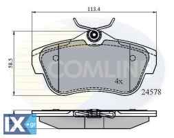 ΣΕΤ ΔΙΣΚΟΦΡΕΝΑ ΟΠΙΣΘ. CITROEN-FIAT-PEUGE  CBP01622 SU001A1065 425367 425368 425497 425367 425368 425497 425368 71770052 77364513 9467549087