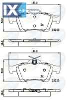 ΣΕΤ ΔΙΣΚΟΦΡΕΝΑ ΟΠΙΣΘ. FORD - VOLVO  CBP01629 1683374 1805813 1809458 2019129 5134101 AV612M008AA AV612M008AB AV612M008BA BV612M007B3A BV612M007BA MEAV6J2M008BA 30742031 31323501 31341324 31341327 3134