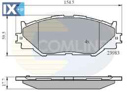 ΣΕΤ ΔΙΣΚΟΦΡΕΝΑ ΕΜΠΡ. LEXUS  CBP01632 0446553020 0446553040 0446553020 0446553040