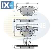 ΣΕΤ ΔΙΣΚΟΦΡΕΝΑ ΟΠΙΣΘ. BMW  CBP01671 34121288895 34121288896 34212288895 34212288896 34216769105 34216775678 34216790762 34216791938