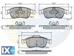 ΣΕΤ ΔΙΣΚΟΦΡΕΝΑ ΕΜΠΡ.  RENAULT - NISSAN -  CBP01677 4106000Q1B 4106000Q1C 4106000Q1L 410605961R 410607115R 440603905R 8660000781 410605961R 410607115R 440603905R 8660000781