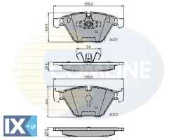 ΣΕΤ ΔΙΣΚΟΦΡΕΝΑ ΕΜΠΡ. BMW  CBP01700 34112288858 34112288859 34112288861 34112288866 34112288867 34112288868 34112288869 34116780711 34116790759 34116794917