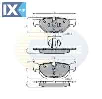 ΣΕΤ ΔΙΣΚΟΦΡΕΝΑ ΟΠΙΣΘ. BMW  CBP01708 34121288891 34121288892 34121288893 34121288894 34216767150 34216773161 34216774692 34216790761