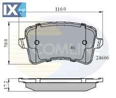 ΣΕΤ ΔΙΣΚΟΦΡΕΝΑ ΟΠΙΣΘ. AUDI  CBP01709 8K0698451 8K0698451A 8K0698451B 8K0698451C 8K0698451D 8K0698451E 8K0698451 8K0698451A 8K0698451B 8K0698451C 8K0698451D 8K0698451E 8K0698451 8K0698451A 8K0698451B 8