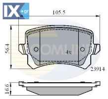 ΣΕΤ ΔΙΣΚΟΦΡΕΝΑ ΟΠΙΣΘ. VW  CBP01712 1K0698451L 3AA698451A 3C0698451A 3C0698451C 3C0698451E 3C0698451F 5N0698451 JZW698451G 3AA698451 3AA698451A 3C0698451A 3C0698451C 3C0698451E 3C0698451F 5N0698451 3C0