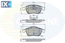 ΣΕΤ ΔΙΣΚΟΦΡΕΝΑ ΕΜΠΡ. RENAULT  CBP01725 410600011R 410600032R 410602933R 410607369R 410607585R