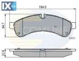ΣΕΤ ΔΙΣΚΟΦΡΕΝΑ ΟΠΙΣΘ. IVECO  CBP01727 42555633 425556633