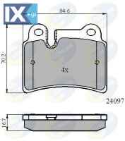 ΣΕΤ ΔΙΣΚΟΦΡΕΝΑ ΟΠΙΣΘ. VW  CBP01728 7L6698451B 7L6698451B 7L6698451B 7L6698451B