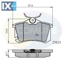ΣΕΤ ΔΙΣΚΟΦΡΕΝΑ ΟΠΙΣΘ. SEAT-SKODA-VW  CBP01761 1H0615415 1H0615415A 1H0615415D 1J0698451E 1J0698451F 1J0698451S 1K0698451A 1K0698451C 8EA698451 1E0698451 1H0698451 1H0698451A 1H0698451D 1J0698451 1J069