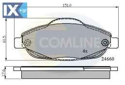 ΣΕΤ ΔΙΣΚΟΦΡΕΝΑ ΕΜΠΡ. PEUGEOT  CBP01765 1609253080 1613259380 425393 425426