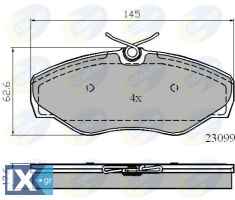 ΣΕΤ ΔΙΣΚΟΦΡΕΝΑ ΕΜΠΡ. RENAULT  CBP01780 4106000QAE 1605198 4414021 4414519 9199257 93173641 93192063 6024371662 6025371279 7701050914 7701054771