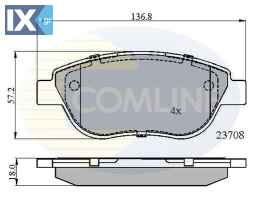 ΣΕΤ ΔΙΣΚΟΦΡΕΝΑ ΕΜΠΡ. FIAT  CBP01783 71770080 71770965 77364281 77364897 77364281