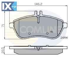 ΣΕΤ ΔΙΣΚΟΦΡΕΝΑ ΕΜΠΡ. MERCEDES  CBP01786 0054200820 0054200920 0054201220 0054201520 0064207120 0074201620 0074205520 0074205620 0074205720 0074209220 0074209290 A0004200305 A0004201005 A0054200820 A00