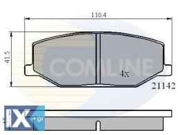ΣΕΤ ΔΙΣΚΟΦΡΕΝΑ ΕΜΠΡ. SUZUKI  CBP0195 5511070A00 5511070A00000 5511080000 5511080000000 5511080001 5511080010 5511080010000 5511080020 5520060000000 5520060810000 5520060820000 5520070000000 5520070810