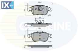 ΣΕΤ ΔΙΣΚΟΦΡΕΝΑ ΕΜΠΡ. RENAULT  CBP02001 410600032R 410602933R 410605055R 410607369R 440608746R 8660000764