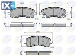 ΣΕΤ ΔΙΣΚΟΦΡΕΝΑ ΟΠΙΣΘ. MITSUBISHI  CBP02005 MK529567