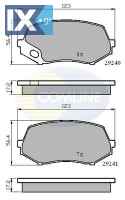 ΣΕΤ ΔΙΣΚΟΦΡΕΝΑ (8TMX.)  ΕΜΠΡ.MITSUBISHI  CBP02007 MK528945 MK529908