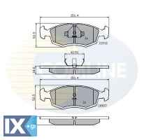 ΣΕΤ ΔΙΣΚΟΦΡΕΝΑ ΕΜΠΡ. FIAT  CBP0201 71738151 71738152 71770961 77362177 77362178 77362180 9948131 9949125 71738151 77362178 71738151 77362178