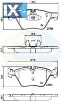 ΣΕΤ ΔΙΣΚΟΦΡΕΝΑ ΕΜΠΡ. BMW  CBP02011 34112288856 34112288857 34116771972 34116777772 34116797859