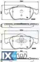 ΣΕΤ ΔΙΣΚΟΦΡΕΝΑ ΕΜΠΡ. RENAULT  CBP02020 410607613R 7701206599 7701208182 7701209809 8671000730 8671013562 8671016635