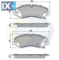 ΣΕΤ ΔΙΣΚΟΦΡΕΝΑ ΕΜΠΡ. LAND ROVER  CBP02030 LR015578 LR016962 LR026221