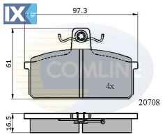 ΣΕΤ ΔΙΣΚΟΦΡΕΝΑ ΕΜΠΡ. SUZUKI  CBP0204 00000A00906 5520056831000 5520060000000 SE0141165081C SE141165081C SE22165081A 71770976 82357469 82357469 94435009