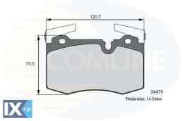 ΣΕΤ ΔΙΣΚΟΦΡΕΝΑ ΕΜΠΡ. MINI  CBP02109 34116789157 34116778719 34116784726 34116789157
