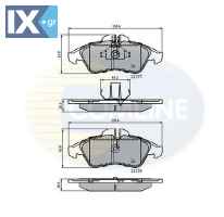 ΣΕΤ ΔΙΣΚΟΦΡΕΝΑ ΕΜΠΡ. MERCEDES  CBP0212 0024203920 0024209920 004205520 0044205520 0084204220 9014210410 9014210510 9014210610 A0024203920 A0024209920 A0044205520 A0084204220 A9014210410 A9014210510 A9