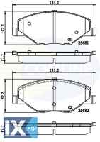 ΣΕΤ ΔΙΣΚΟΦΡΕΝΑ ΕΜΠΡ.SKODA  CBP02126 6RU698151 6RU698151A 6RU698151B 6RU698151 6RU698151A 6RU698151 6RU698151A 6RU698151 6RU698151A