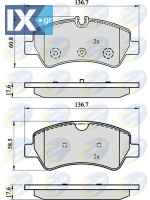 ΣΕΤ ΔΙΣΚΟΦΡΕΝΑ ΟΠΙΣΘ. FORD  CBP02143 1763916 1829395 1840037 1916327 2006029 BK212M008AA BK212M008AB BK212M008AC