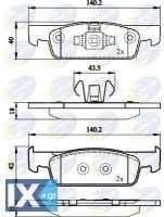 ΣΕΤ ΔΙΣΚΟΦΡΕΝΑ ΕΜΠΡ. RENAULT  CBP02144 4534210010 4534210100 4534211400 410602581R 410605612R 410605612R 8660005283