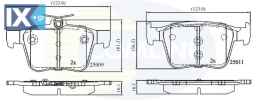 ΣΕΤ ΔΙΣΚΟΦΡΕΝΑ ΟΠΙΣΘ. AUDI  CBP02157 3Q0698451 3Q0698451B 3Q0698451C 3Q0698451D 3Q0698451E 3QF698451 5Q0698451 5Q0698451P 8V0698451A 8V0698451D 8V0698451H 3Q0698451 3Q0698451B 3Q0698451C 3Q0698451D 3Q