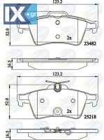 ΣΕΤ ΔΙΣΚΟΦΡΕΝΑ ΟΠΙΣΘ. PEUGEOT  CBP02198 4254A8