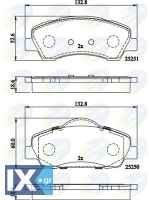 ΣΕΤ ΔΙΣΚΟΦΡΕΝΑ ΕΜΠΡ. CITROEN-PEUGEOT  CBP02199 1608691380 1610699280 1608691380 1610699280