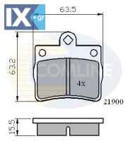 ΣΕΤ ΔΙΣΚΟΦΡΕΝΑ ΟΠΙΣΘ. MERCEDES  CBP0220 0024205120 002420512037 0054201820 A0024205120 A002420512037 A0054201820